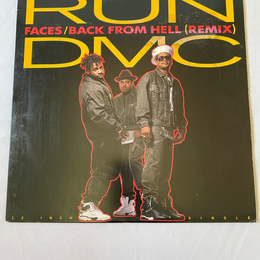 Vintage Run DMC vinyl record Rakim LL cool J beastie boys public enemy ice cube